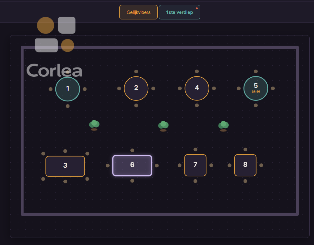 Corlea vloerplan